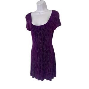 Purple Sparkle 90S Y2K MINI dress SMALL
